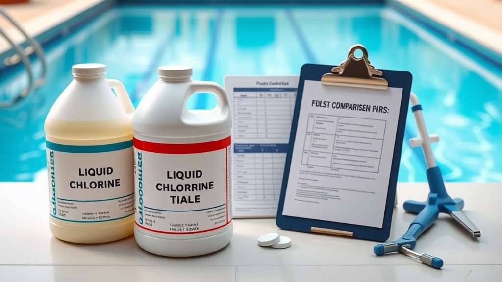 כלור נוזלי מול טבליות – מה עדיף?